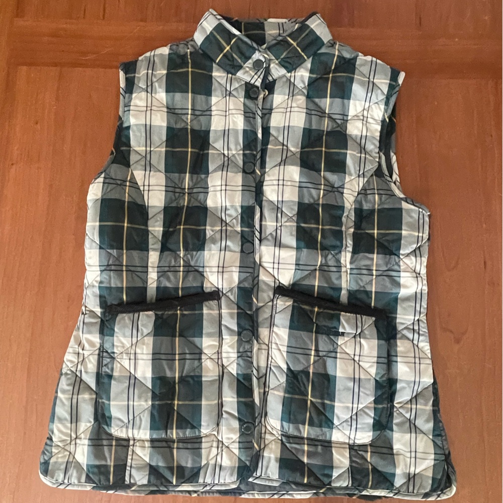 Plaid Quilted Vest